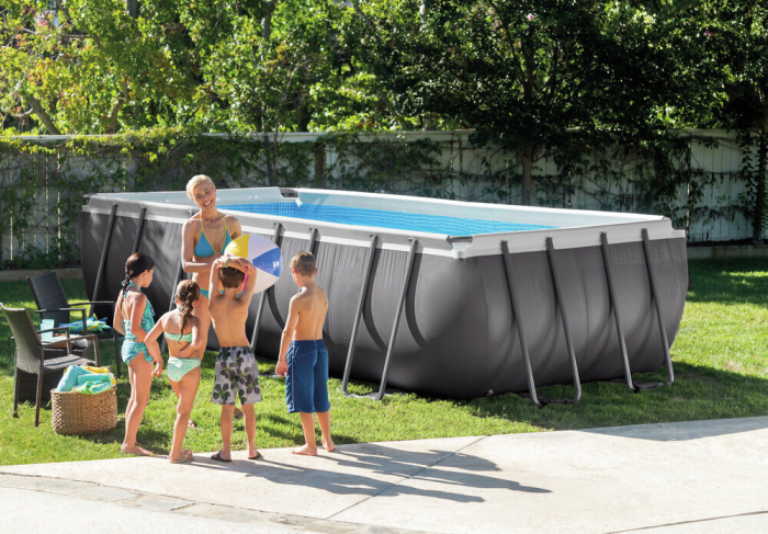 【人気ショップが最安値挑戦！】 274 x 549 Quadra Ultra Set Pool Frame Intex x cm 132 ジャケット・アウター